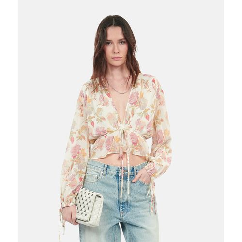 Blusa maniche lunghe stampa floreale - THE KOOPLES - Modalova