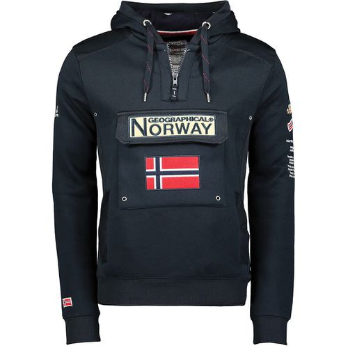 Felpa con cappuccio stampata Gymclass - GEOGRAPHICAL NORWAY - Modalova