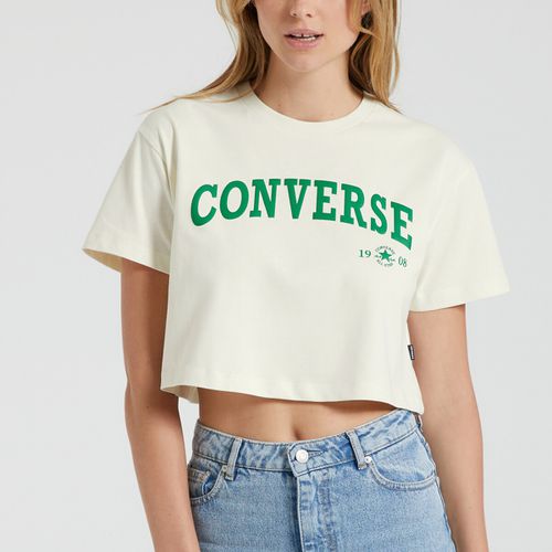 T-shirt Crop Retro Chuck Donna Taglie L - converse - Modalova