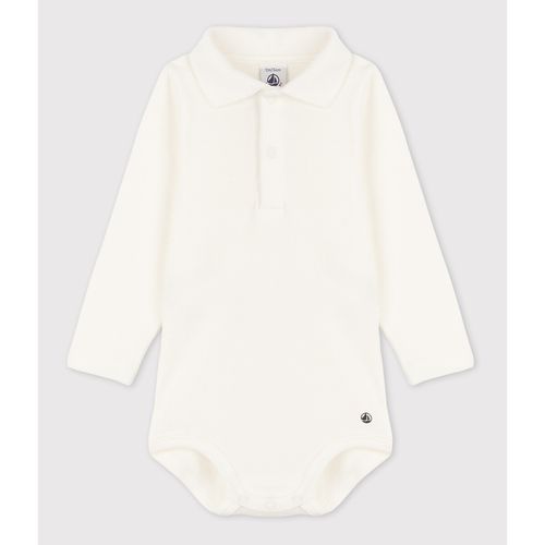 Body Maniche Lunghe Bébé Collo Polo In Cotone Taglie 12 mesi - 74 cm - petit bateau - Modalova