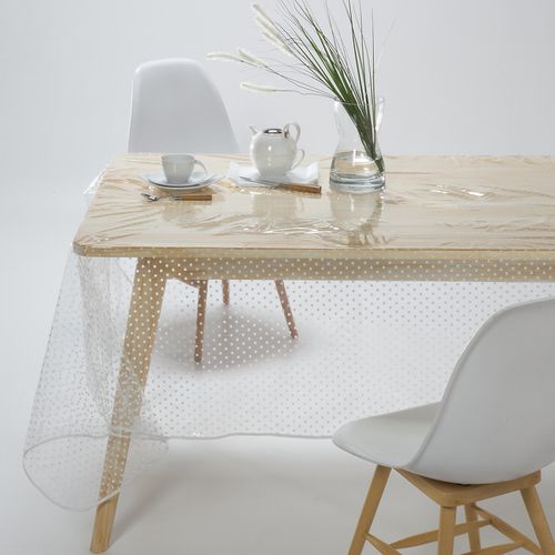 Tovaglia Pvc Trasparente Fantasia A Pois Taglie 140 x 140 cm - so'home - Modalova