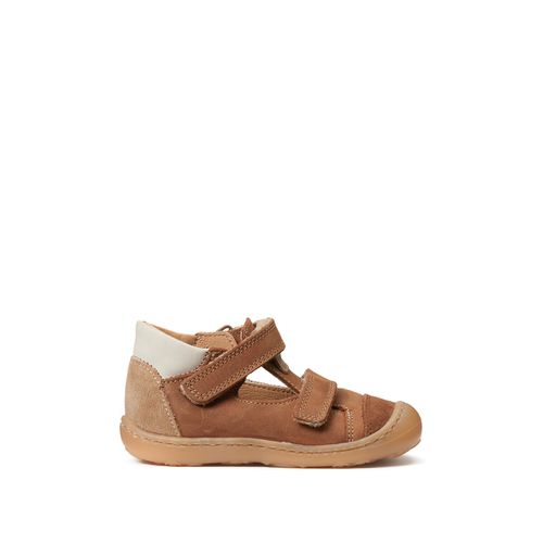 Sandali In Pelle Con Velcro, Primi Passi Taglie 20 - la redoute collections - Modalova