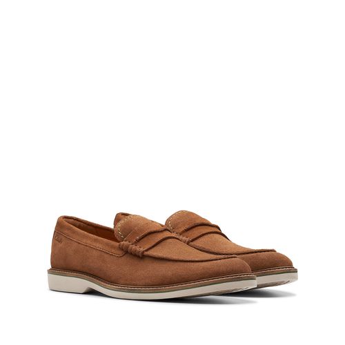 Mocassini In Pelle Atticus Uomo Taglie 43 - clarks - Modalova