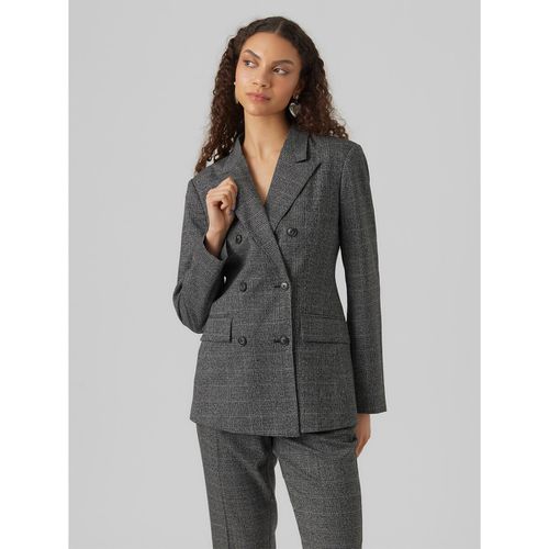 Blazer a quadri doppiopetto - VERO MODA - Modalova