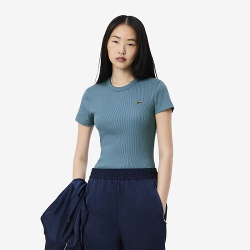 T-shirt Slim Fit Donna Taglie 40 (IT) - 36 (FR) - lacoste - Modalova