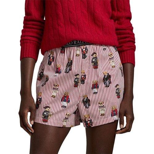 Shorts Da Pigiama Iconic Bear Donna Taglie L - polo ralph lauren - Modalova