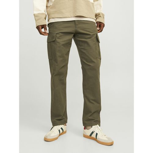 Pantaloni Cargo Con Fondo Stretto Uomo Taglie W31 L34 (US) - 44 (IT) - jack & jones - Modalova