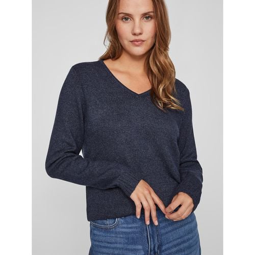 Pull Scollo A V In Maglia Fine Donna Taglie M - vila - Modalova