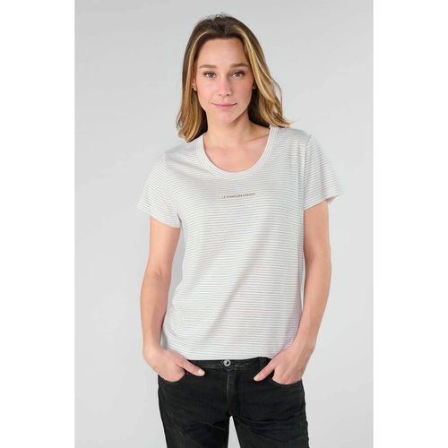 T-shirt A Righe Sottili, Scollo A U Donna Taglie S - le temps des cerises - Modalova