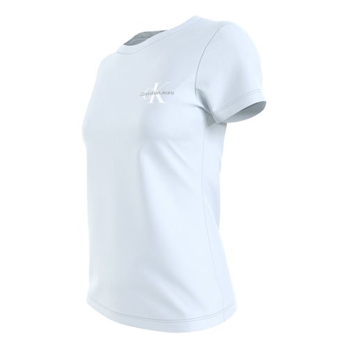 T-shirt Girocollo A Maniche Corte, Confezione Da 2 Donna Taglie XS - calvin klein jeans - Modalova