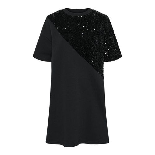 Abito Maniche Corte Con Paillettes Donna Taglie XS - pieces - Modalova