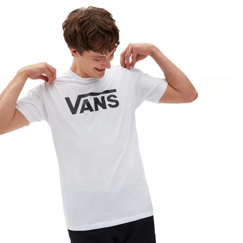 T-shirt scollo rotondo maniche corte fantasia davanti - VANS - Modalova