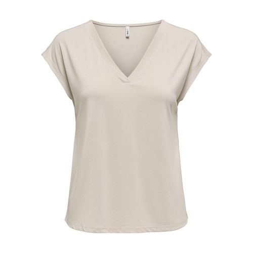 T-shirt Maniche Corte, Scollo A V Donna Taglie XS - only - Modalova