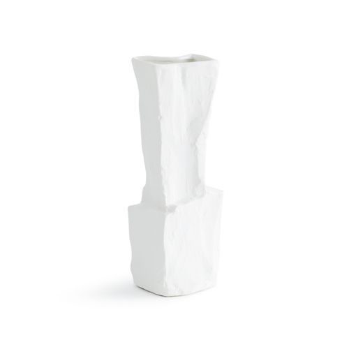 Vaso geometrico in ceramica opaca, H30 cm, Risa - AM.PM - Modalova