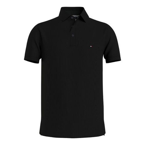 Polo slim stretch collo 3 bottoni - TOMMY HILFIGER - Modalova