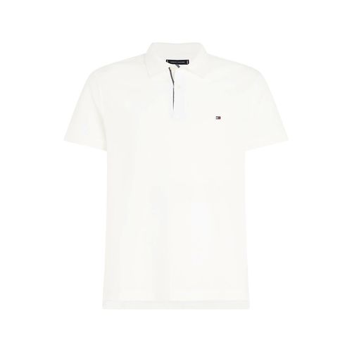 Polo Dritta Con Patta Logata Uomo Taglie L - tommy hilfiger - Modalova