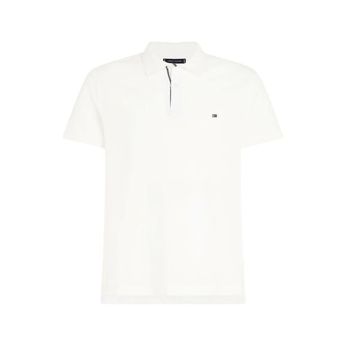 Polo Dritta Con Patta Logata Uomo Taglie XL - tommy hilfiger - Modalova