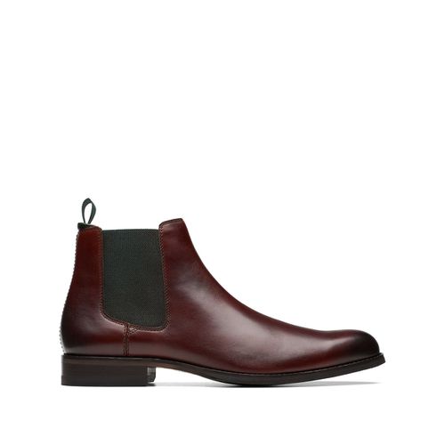 Stivaletti Chelsea In Pelle Craft Arlo Uomo Taglie 42 - clarks - Modalova