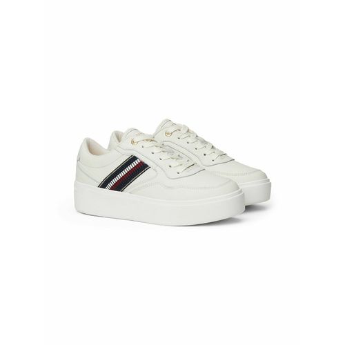 Sneakers platform Stripes in pelle - TOMMY HILFIGER - Modalova