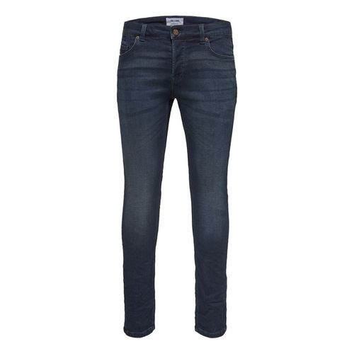 Jeans Slim In Maglia Denim Superstretch Loom Uomo Taglie W31 L32 (US) - 44 (IT) - only & sons - Modalova