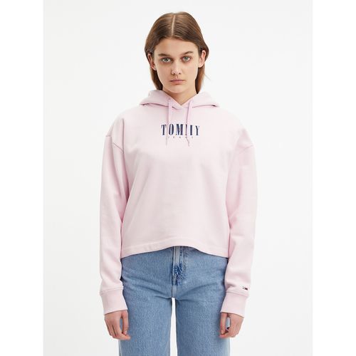 Felpa Con Cappuccio, Logo Davanti Donna Taglie L - tommy jeans - Modalova