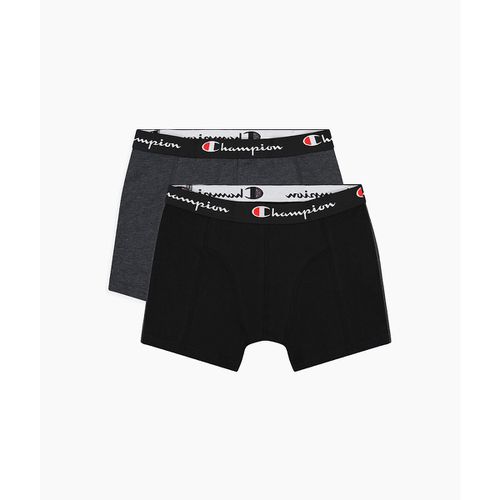 Confezione Da 2 Boxer Tinta Unita Basic Uomo Taglie M - champion - Modalova