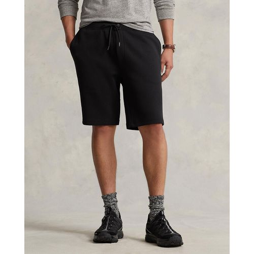 Shorts In Doppia Maglia Tech Con Logo Ricamato Uomo Taglie M - polo ralph lauren - Modalova