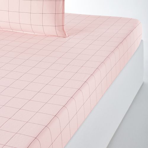 Lenzuolo Con Angoli Cotone Lavato, Monille Taglie 140 x 190 cm - la redoute interieurs - Modalova