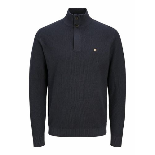 Maglione Collo Alto Mezza Cerniera E Bottone Uomo Taglie S - jack & jones - Modalova