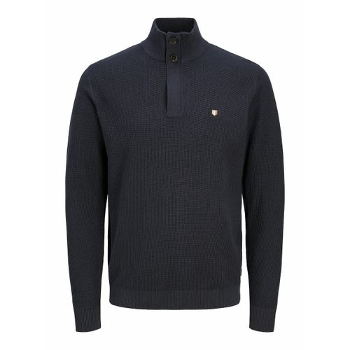 Maglione collo alto mezza cerniera e bottone - JACK & JONES - Modalova