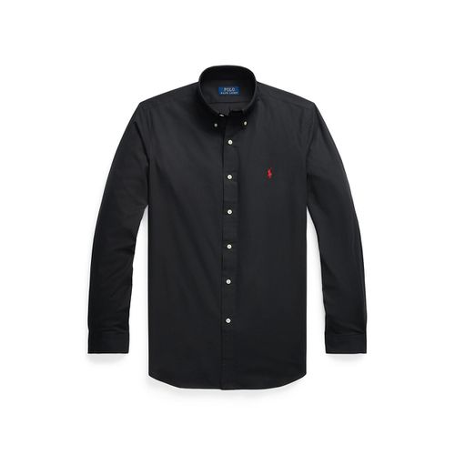 Camicia Slim Popeline Tinta Unita Uomo Taglie S - polo ralph lauren - Modalova