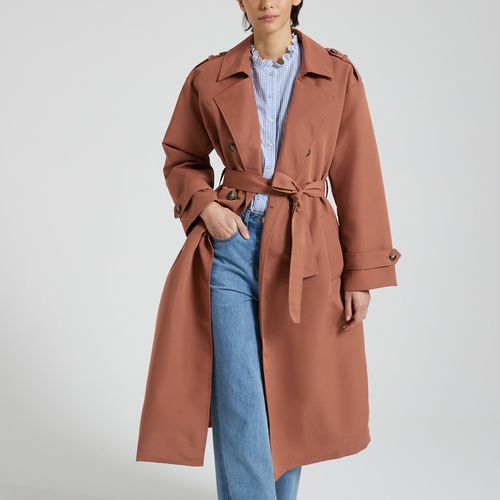 Trench lungo da annodare - VERO MODA - Modalova