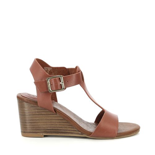 Sandali In Pelle Con Zeppa Kick Volage Donna Taglie 38 - kickers - Modalova