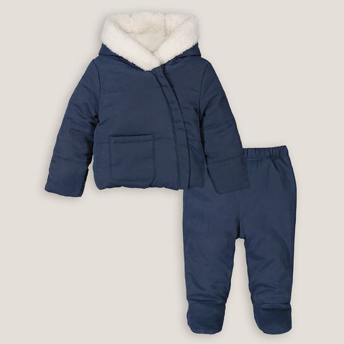 Tutina 2 Pezzi, Calda, Con Cappuccio Taglie 1 mese - 54 cm - la redoute collections - Modalova