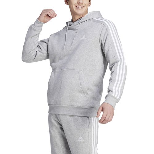 Felpa Con Cappuccio, 3 Bande Essentials Uomo Taglie XL - adidas sportswear - Modalova