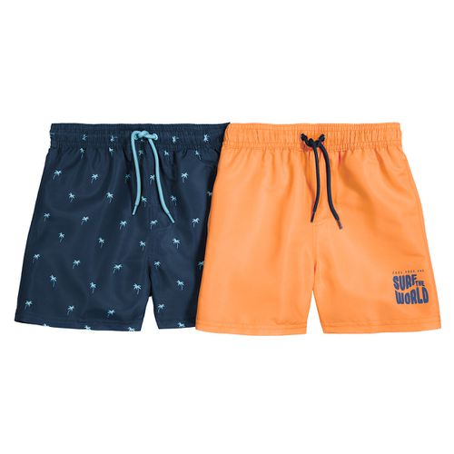 Confezione da 2 shorts da bagno - LA REDOUTE COLLECTIONS - Modalova