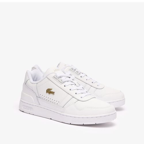 Sneakers In Pelle T-clip Donna Taglie 39 - lacoste - Modalova