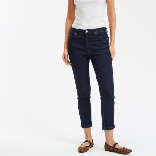 Jeans slim cropped, vita alta - LA REDOUTE COLLECTIONS - Modalova