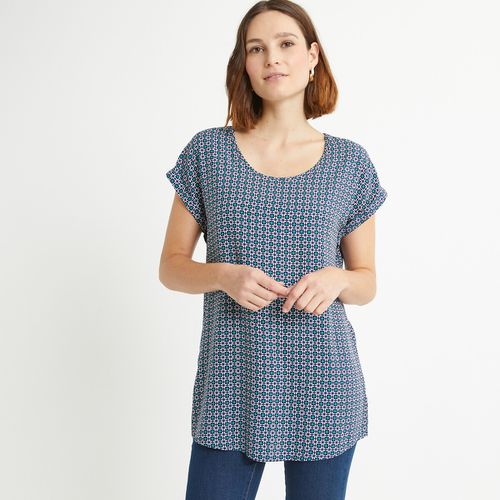 Blusa Fantasia, Scollo Rotondo, Maniche Corte - anne weyburn - Modalova