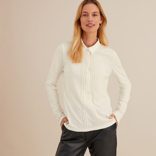 T-shirt Collo Polo, Maniche Lunghe Donna Taglie 34/36 (FR) - 38/40 (IT) - anne weyburn - Modalova