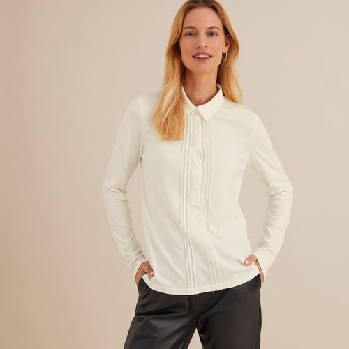 T-shirt Collo Polo, Maniche Lunghe Donna Taglie 46/48 (FR) - 50/52 (IT) - anne weyburn - Modalova