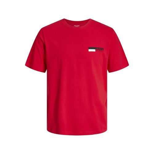 T-shirt Girocollo Jjecorp Logo Rosso Uomo Taglie XS - jack & jones - Modalova