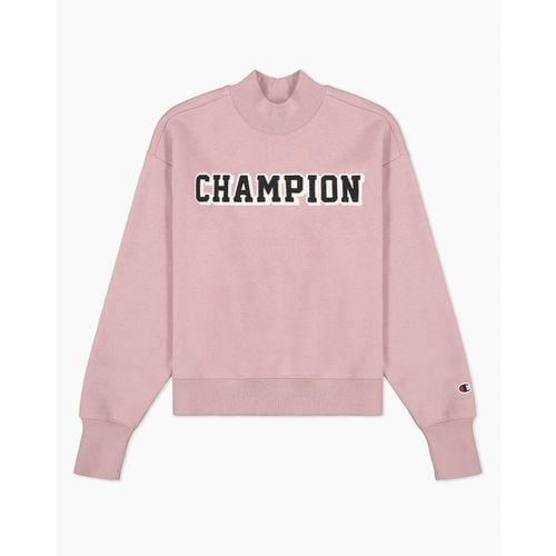 Felpa Cropped Con Logo Stile College Centrale Donna Taglie XS - champion - Modalova