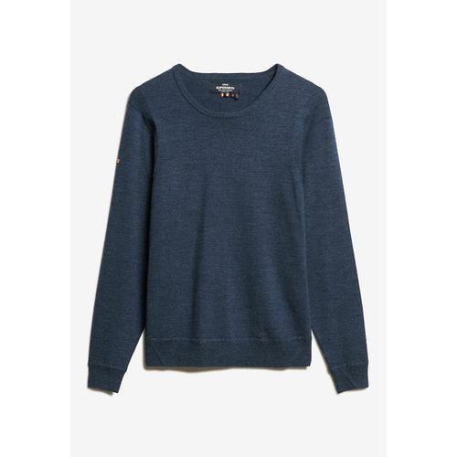 Maglione scollo rotondo in lana merino - SUPERDRY - Modalova