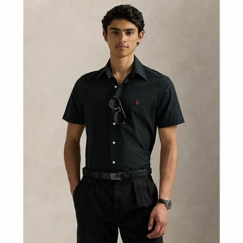 Camicia a maniche corte in popeline slim fit - POLO RALPH LAUREN - Modalova