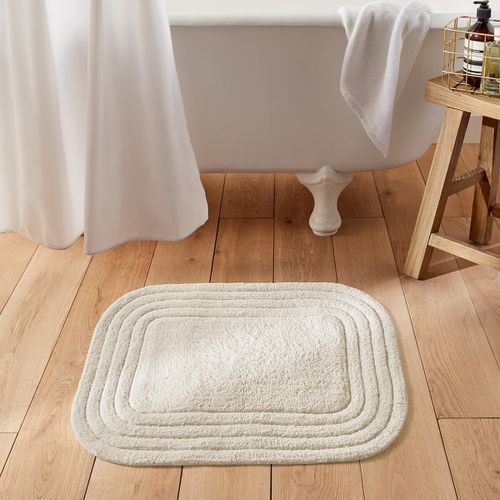 Tappeto da bagno cotone riciclato tufté, Romane - LA REDOUTE INTERIEURS - Modalova