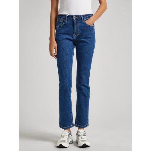 Jeans Straight, Vita Alta Donna Taglie W28 L32 (US) - 42 (IT) - pepe jeans - Modalova