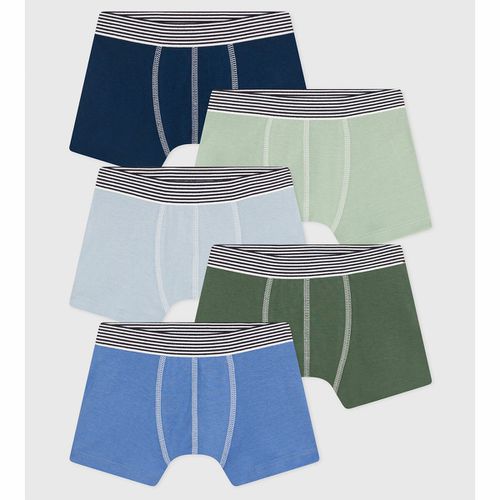 Confezione da 5 boxer in cotone - PETIT BATEAU - Modalova