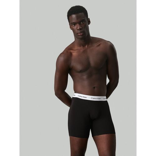 Set di 3 boxer lunghi in cotone elasticizzato - CALVIN KLEIN UNDERWEAR - Modalova