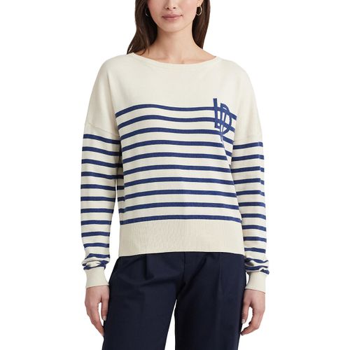 Maglione A Righe Stile Marino Maniche Lunghe Hainvette Donna Taglie L - lauren ralph lauren - Modalova